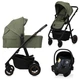 Универсальная коляска 3 в 1 Lionelo AMBER PLUS GREEN FOREST - изображение 1
