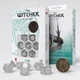 Zestaw kości Q-Workshop The Witcher Dice Kit Ciri Pani Czasu i Miejsca 7 elementów Szare (5907699496389) - obraz 3