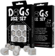 Набір кісток Q-Workshop Dogs Dice Kit Пси Charlie 7 шт Білі (5907699497102) - зображення 1