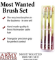 Zestaw pędzli The Army Painter Most Wanted Brush 3 szt (5713799504301) - obraz 3