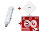 Мобильный 4G модем/роутер USB WI-FI 3G/4G LTE ZTE MF79U + Наружная уличная всенаправленная 3G/4G LTE антенна 2х9 dBi 700-2700 MHz MIMO + Подарок - симкарта для интернета Vodafone - изображение 1