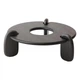 Круглий триногий журнальний столик Ash Avebury Ebonized Black - зображення 4