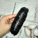 Крабик для волосся Пухнастий заколка затискач плюшевий 11х5 см Чорний 127-11-3 - зображення 3