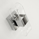 Светильник настенный светодиодный, бра LUMINARIA LUMIERA SQUARE 12W S ON/OFF CHROME/CLEAR 220V IP20 - изображение 7