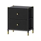 Комод побутовий LUMINARIA ELEGANCE BLACK 2B (органайзер для зберігання речей та одягу) - изображение 1
