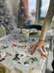 Скатерть Водоотталкивающая "Снеговики и кормушки" 170х130 см - изображение 7