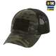 Бейсболка тактична з сіткою M-Tac Multicam Black S/M 40525069-S/M - изображение 4