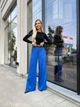 Fashions • Жіночі штани Jasmina Fashions 50-52 електрик (1257-бу) - зображення 10