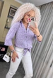 Fashions • Жіноча блузка Esther Fashions 42 бузок (3425-ді) - зображення 9