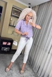 Fashions • Жіноча блузка Esther Fashions 42 бузок (3425-ді) - зображення 10