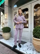 Fashions • Женский вельветовый костюм Лойд Fashions 50-52 пудра (1015-бу) - изображение 5