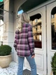 Fashions • Жіноча сорочка в клітку Daffy Fashions 42-44 фіолетовий (2147-бу) - зображення 8