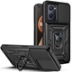Чохол Fiji Camera Defence для Oppo A76/A96 бампер із захистом камери та підставкою Black - зображення 1