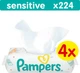 Салфетки детские увлажненные Pampers Sensitive 4x56 шт (4015400622079) - изображение 1