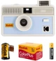 Плівковий фотоапарат Kodak i60 Full Film Camera Strap Flash Retro i60 135 / 35 мм Baby blue / плівка / батарейка - зображення 1