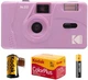 Пленочный фотоаппарат Kodak M35 фиолетовый / пленка / батарейка - изображение 1