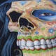 Футболка Muerte and Roses (blue hair) (3D, світиться в темряві) (Rock Chang, 3D-Special Effects-The Absolute collections-glow in the dark), Розмір L - изображение 3