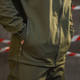 Тактическая форма Oblivion Tactical Softshell куртка с капюшоном + брюки олива размер S - изображение 7