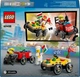 Конструктор LEGO City «Піца-авто проти пожежної машини» Набір перегонів 70 деталей (60458) - зображення 10