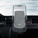 Автомобильный держатель для мобильного HOCO CA94 Polaris push-type air outlet car holder, Black - изображение 8