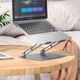 Підставка для ноутбука та MacBook Borofone Bh115 Plus Vito metal notebook stand Grey - изображение 7
