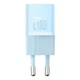 Блок питания Baseus GaN5 Fast Charger(mini) 1C 20W EU Blue - изображение 1
