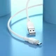 Кабель Hoco Micro USB Energy silicone charging data cable X109 |1m, 2.4A| белый - изображение 3
