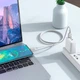 Кабель Hoco Type-C Assistant silicone charging data cable X101 |1m, 3A| black - зображення 5