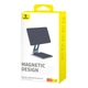 Тримач Baseus MagStable Series Magnetic Tablet Stand for Pad 12.9" сірий - зображення 14