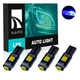 Комплект светодиодных ламп NAPO LED T5-3030-3smd T5 W1,2W 4 шт цвет свечения синий - изображение 1