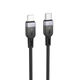 Кабель Hoco Type-C to Lightning Energy silicone charging data cable X109 |2m, 27W| black - изображение 3