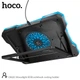 Куллер для Ноутбука Hoco Monnlight RGB notebook cooling holder DH20 |10RGB Mode, 7 level, 2USB| Колір black - изображение 7