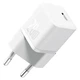 Блок питания Быстрая зарядка Сетевое Зарядное Устройство Baseus GaN5 Fast Charger(mini) 1C 20W EU White - изображение 2
