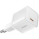 Блок живлення Швидка зарядка Мережевий Зарядний Пристрій Baseus GaN5S Fast Charger 1C 30W EU White - зображення 5
