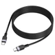 Кабель Hoco Type-C to Type-C Energy silicone charging data cable X109 |2m, 60W| чорний - зображення 1
