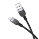 Кабель Hoco Micro USB Energy silicone charging data cable X109 |1m, 2.4A| чорний - зображення 2