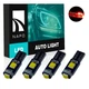 Комплект світлодіодних ламп NAPO LED T5-3030-3smd T5 W1,2W 4 шт колір світіння червоний - зображення 1
