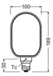 Світлодіодна лампа OSRAM Vintage 1906 Glob 100 Filament 4W 110Lm 1800K Е27 DIM димчастий (4058075846081) - изображение 8
