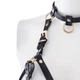 Портупея на грудь LOCKINK SEVANDA Queen Chest Harness with Removable Bra Черная One Size - изображение 7