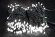 Уличная гирлянда нить профессиональная светодиодная Cold White 200 led 180 холодно белых и 20 вспышек на елку дерево дом окно улицу яркая новогодняя хэллоуин внешняя морозостойкая линейная лед - изображение 1