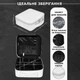 Косметичка-органайзер чемоданчик с LED зеркалом и подсветкой для косметики, аксессуаров, украшений Белый - изображение 2