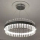 Люстра светодиодная подвесная LUMINARIA SOFIA 120W R CHROME/CLEAR 600/1000 APP 220V IP20, LED светильник с пультом ДУ - изображение 4