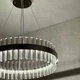 Люстра светодиодная подвесная LUMINARIA SOFIA 120W R CHROME/CLEAR 600/1000 APP 220V IP20, LED светильник с пультом ДУ - изображение 14
