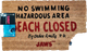 Wycieraczka pod drzwi SD Toys Jaws Beach Closed 60 x 40 cm (8435450233357) - obraz 1