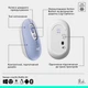 Комплект (клавиатура, мышь) беспроводной Logitech Pop Icon Combo Lilac (920-013078) - изображение 8