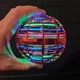 Игрушка спиннер Летающий шар бумеранг с LED-подсветкой на аккумуляторе Красный - изображение 4