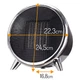 Тепловентилятор керамічний обігрівач дуйчик Adler AD 7742 1500W Black - зображення 7