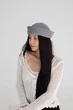 Панама матроса с шерсти D.Hats серого цвета с разрезом - изображение 5