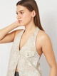 Футболка женская Zara 4432/350 S Бежевая (04432003050021) - изображение 4