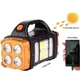 Фонарь переносной HB-2678-25W+2COB, power bank, Li-Ion аккумулятор, солнечная батарея, ЗУ microUSB, Box - изображение 2